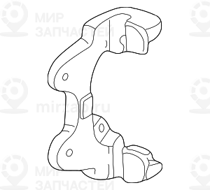Направляющая Тормозных Колодок BMW 34216768438