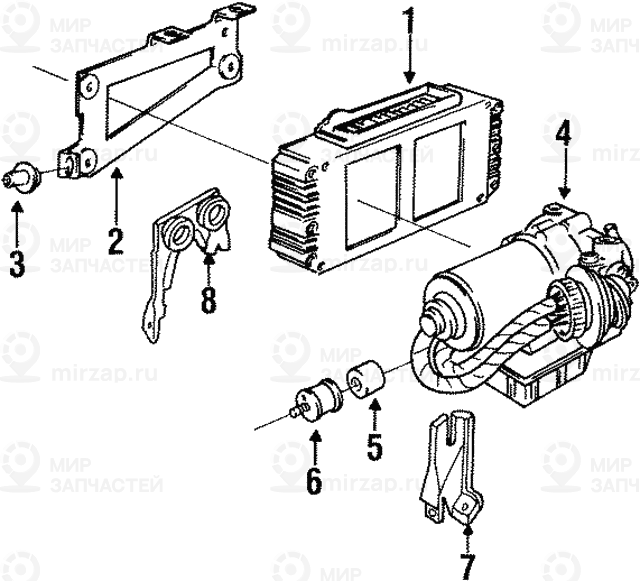 Базовый ЭБУ ABS/ASC+T BMW 34521164023