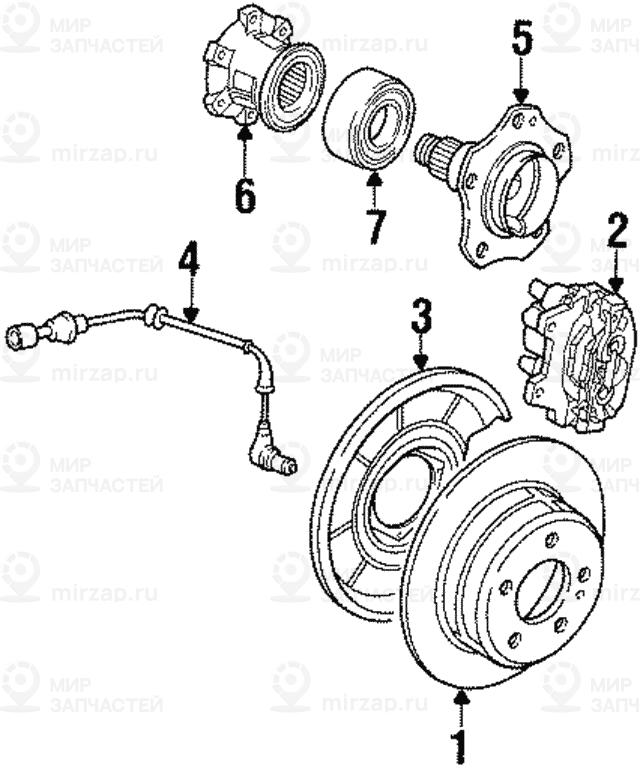 Импульсный датчик  ABS ! заменен на 34521181456 BMW 34521181490