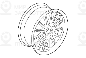 Колесный диск легкосплав.Brilliantline 9JX18     ET:24 BMW 36111093520