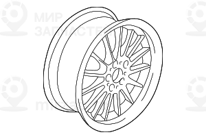 Колесный диск легкосплав.Brilliantline 9JX18     ET:22 BMW 36111093894