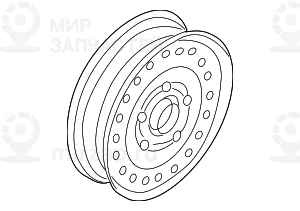 дисковое колесо легкосплавное 7JX15     ET:47 BMW 36111181483