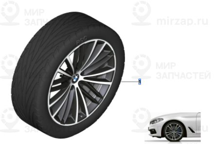 Комплект Колес V-Spoke 635 BMW 36112473103