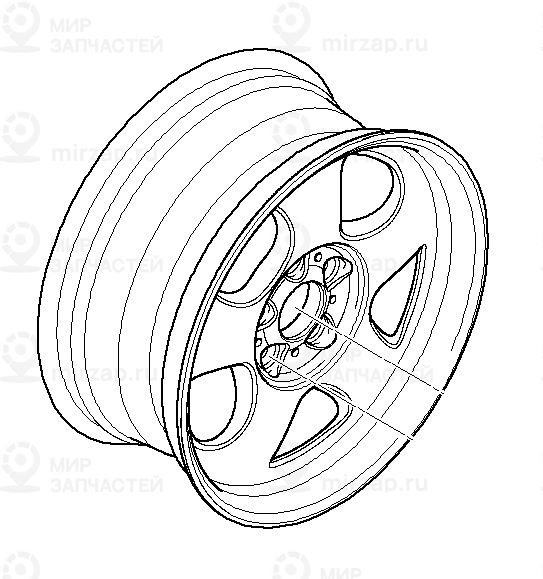 Колесный диск легкосплавный, кованый 8JX17     ET:24 BMW 36116753236