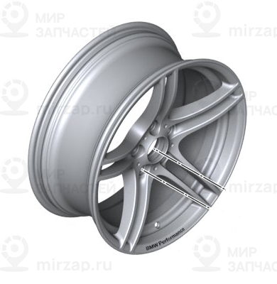 дисковое колесо легкосплавное 8JX19     ET:37 BMW 36116787647