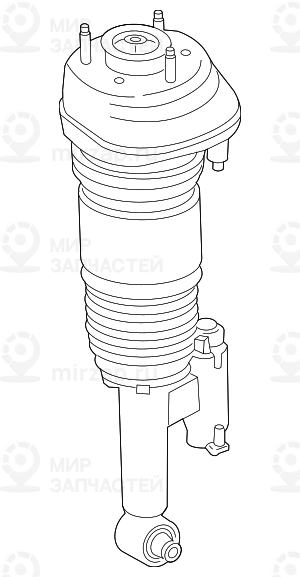 Rp пневмоамортизатор левый передний BMW 37106899045