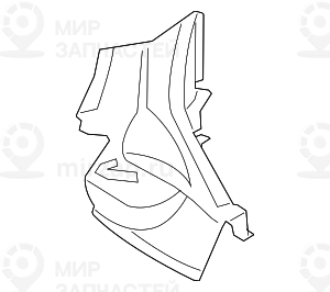 Поперечина пола багажного отделения Л BMW 41003449733