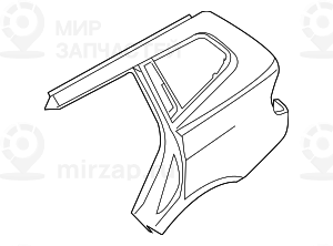 Крыло П Зд BMW 41003449750