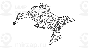 Рем.деталь вставка балки заднего моста! заменен на 41117000246 BMW 41007030266