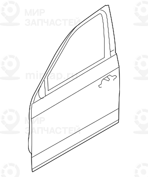 Дверь Л Пд BMW 41007203643