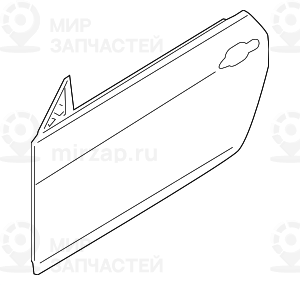 Дверь л пд BMW 41007327345