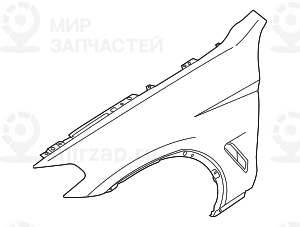 Seitenwand Vorn Links BMW 41007491383
