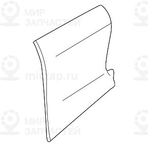 Деталь крыла Л Зд BMW 41008205627