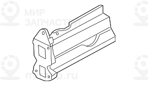 Деталь переднего лонжерона Л BMW 41117044645