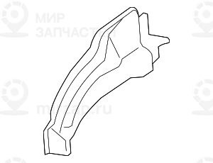 Брызговик П Зд BMW 41117174286