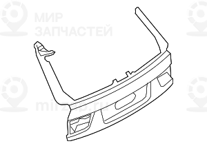Багажная дверь Вх! заменен на 41627149634 BMW 41117174397