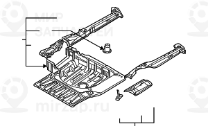 Пол багажного отделения BASIS BMW 41128209482