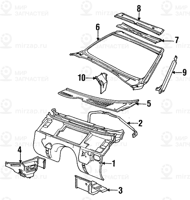 Щит передка BASIS BMW 41138148965