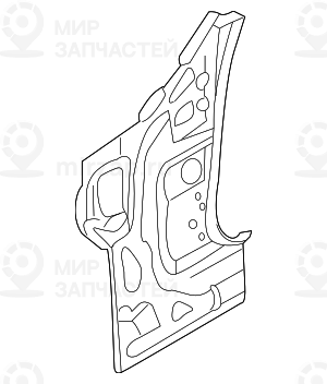 Передняя стойка Л Внутр BMW 41217111281