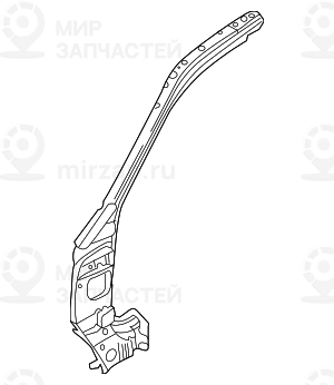 Соединение пер.стойка/каркас крыши Л BMW 41217125591
