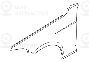 Крыло л пд ! заменен на 41357438441 BMW 41357330549