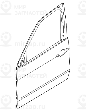Дверь П Пд! заменен на 41517211424 BMW 41517181476