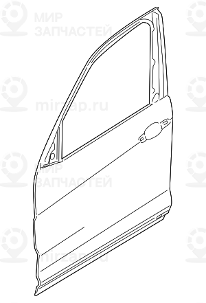 Дверь п пд BMW 41517339358
