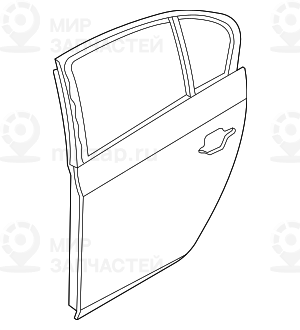 Дверь Л Зд BMW 41527202341