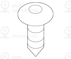 Болт Torx с шайбой ISA M8X20! заменен на 51249145721 BMW 41618229906