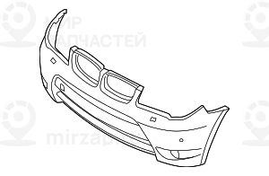 Облицовка бампера Пд BMW 51110302743