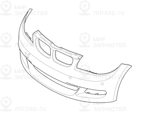 Аэрод.пакет Performance Пд грунт. BMW 51110432374