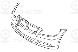 Аэрод.пакет performance пд грунт. BMW 51117170052