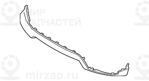 Накладка облицовки Пд, черная BMW 51117210441