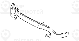 Облицовка переднего бампера нж BMW 51117374051