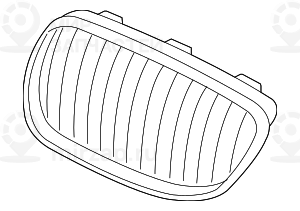 Ziergitter Front Links BMW 51117464485