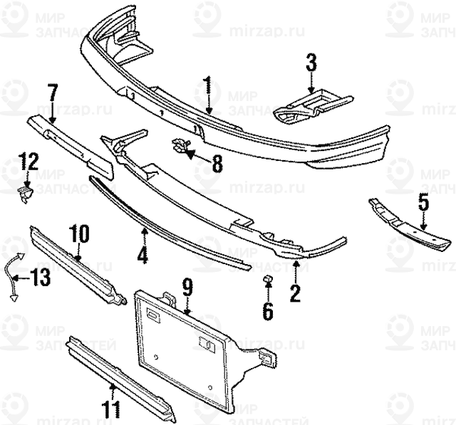 Уплотнитель Л BMW 51118124423