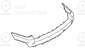 Облицовка заднего бампера,загрунтован. BMW 51123423776