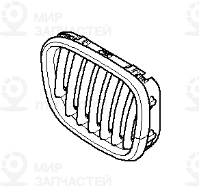 Декоративная Решетка П Пд BMW 51137113734