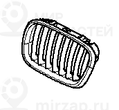 Декоративная решетка п пд BMW 51137124816