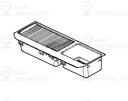 Вставка с крышкой солнцезащитной шторы SCHWARZ BMW 51167038323