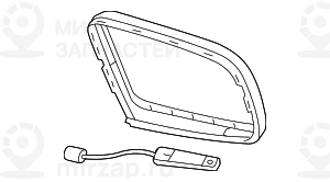 Фиксирующее кольцо черное Л BMW 51167074953