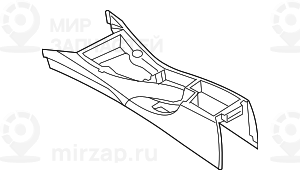 Консоль SCHWARZ BMW 51167130686