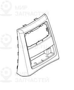 Накладка Зд SCHWARZ! заменен на 51167145681 BMW 51167132382