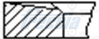 Комплект поршневых колец FRECCIA FR10376500