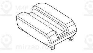 Средний подлокотник с телефоном SCHWARZ! заменен на 51167140697 BMW 51168213868