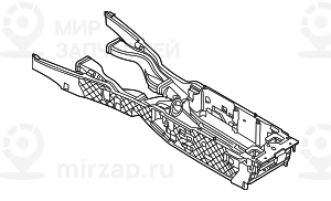 Основание центральной консоли SCHWARZ BMW 51168223326