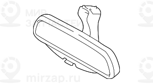 Внутр.зеркало зад.вида EC/СД/IR INFRARED! заменен на 51169123510 BMW 51168254057
