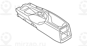 Центральная консоль GRAU BMW 51169191768
