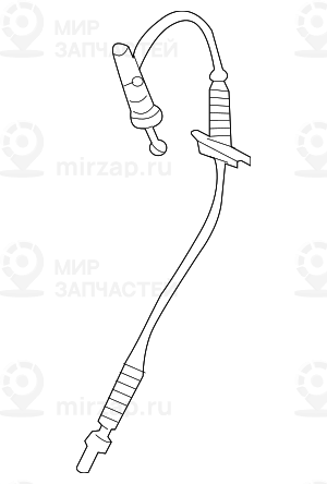 Трос наружной ручки двери! заменен на 51217297439 BMW 51214874388