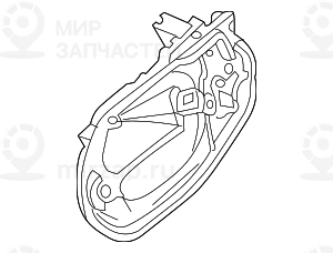 Кронштейн с замком с кодом Л! заменен на 51217191927 BMW 51217127801